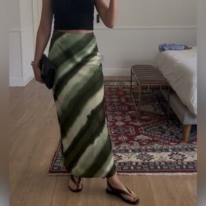 4th + Reckless Silk Maxi Skirt